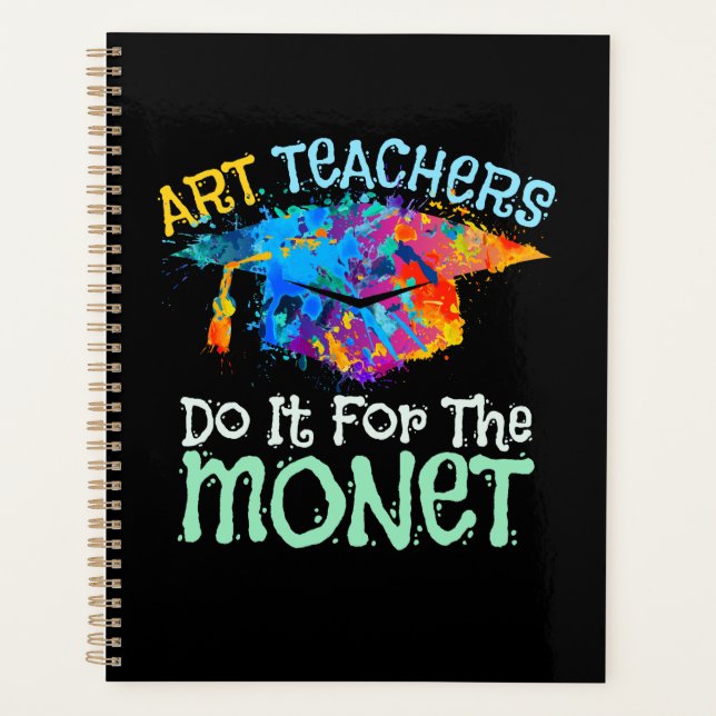 Kunstlehrer tun es für den Monet Planer (Vorderseite)