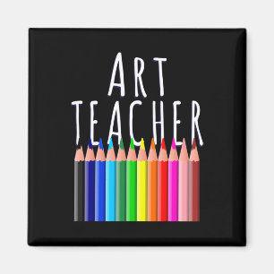 Kunstlehrer zurück zu Geschenk kreativer Künstler Magnet
