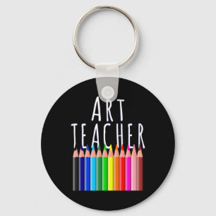 Kunstlehrer zurück zu Geschenk kreativer Künstler Schlüsselanhänger