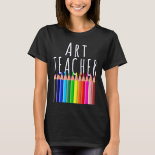 Kunstlehrer Zurück zur Schule Kreatives Künstlerge T-Shirt