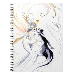 Künstler als Göttin Notizblock