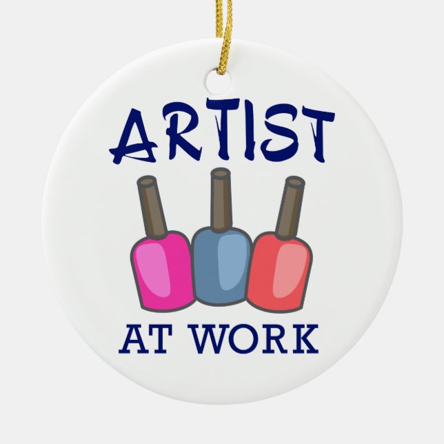 Künstler am Arbeitsplatz Keramik Ornament (Vorne)