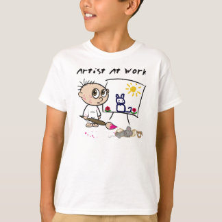 Künstler am Arbeitsplatz T-Shirt