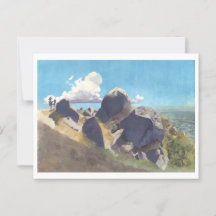 Künstler an der kalifornischen Küste