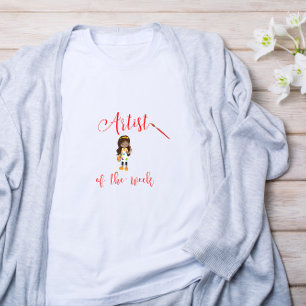 Künstler der Woche mit Paintbrush-T - Shirt