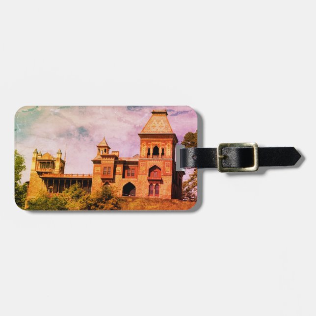 Künstler Frederic Edwin Church Hudson, NY Anwesen Gepäckanhänger (Vorderseite horizontal)