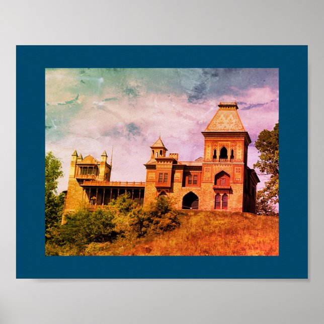 Künstler Frederic Edwin Church Hudson, NY Anwesen Poster (Vorne)