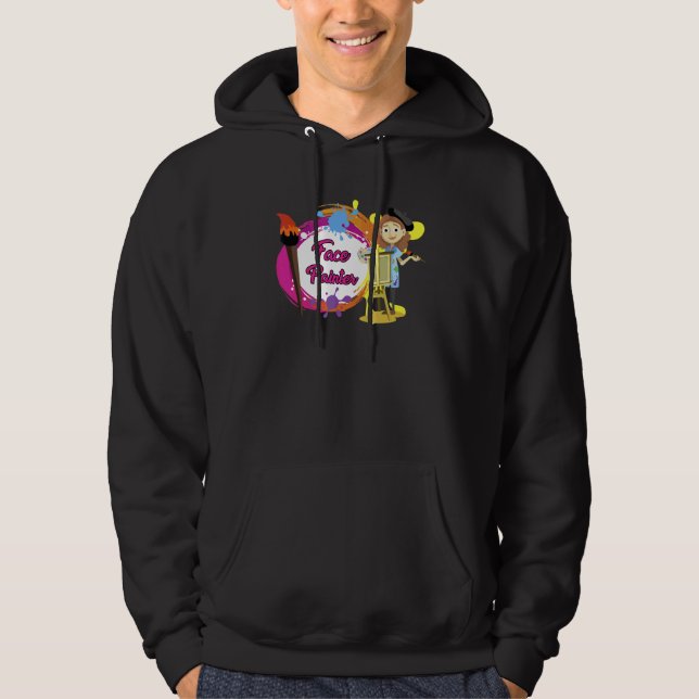Künstler Gesichter Maler Hoodie (Vorderseite)