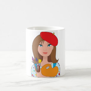 Künstler Kaffeetasse