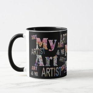 Künstler-Kunst-künstlerisches künstlerisches Tasse