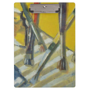 Künstler Malerpalette Farbige Farbe  Klemmbrett