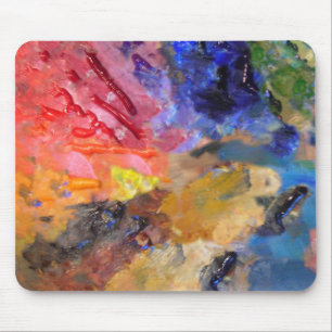 Künstler Malerpalette Farbige Farbe Mousepad