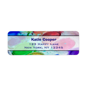 Künstler mehrfarbige Farbpalette