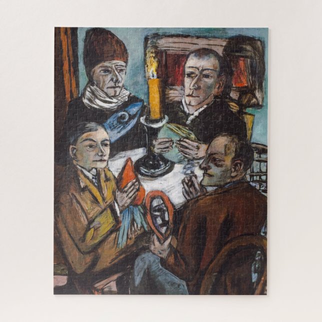 Künstler mit Gemüse | Max Beckmann | Puzzle (Vertikal)