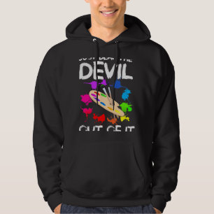 Künstler nur den Teufel aus ihm ziehen 2 Hoodie