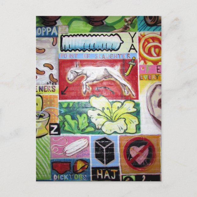 Künstler Postkarte (Vorderseite)