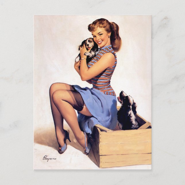 Künstler Postkarte (Vorderseite)