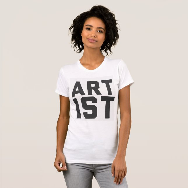 Künstler-T-Shirt T-Shirt (Vorne ganz)