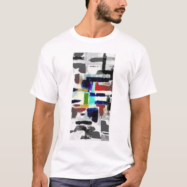 Künstler-T - Shirtsommert-stück abstrakter T-Shirt (Vorderseite)