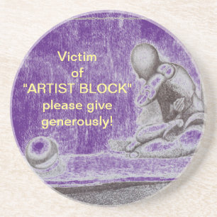 Künstler und Kreative fürchten den Block m Getränkeuntersetzer