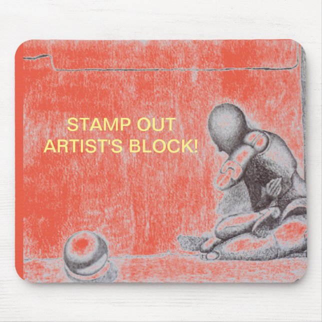 Künstler und Kreative fürchten den Block m Mousepad (Vorne)