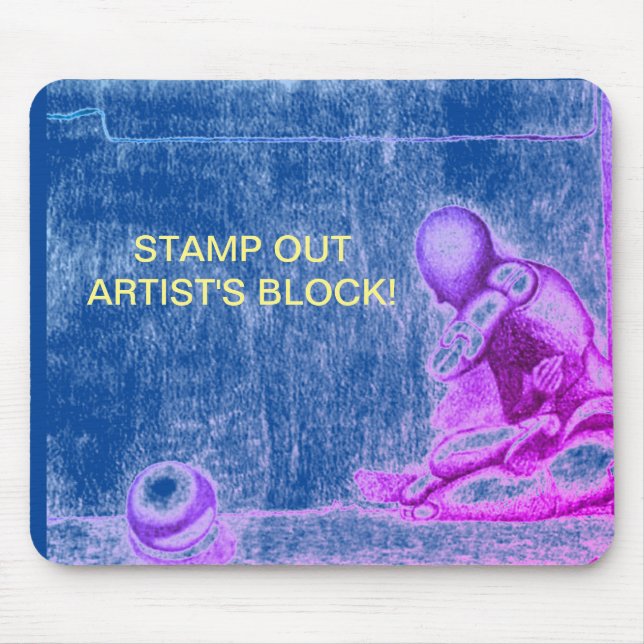 Künstler und Kreative fürchten den Block m Mousepad (Vorne)