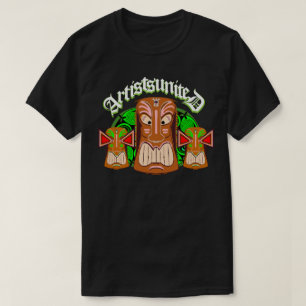 Künstler vereinigten dreifache Tiki Masken T-Shirt