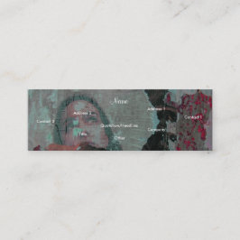 Künstler-Visitenkarte - kundengerecht Mini Visitenkarte