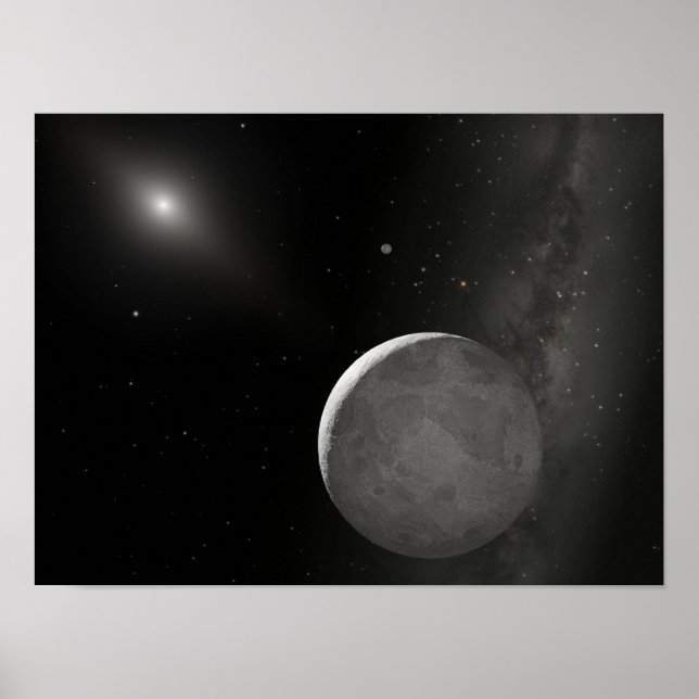 Künstlerbegriff Kuiper Belt Objekt Poster (Vorne)