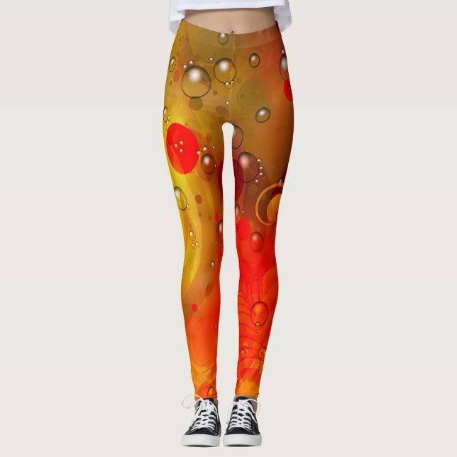 Künstlerblasen Leggings (Vorderseite)