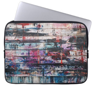Künstlerbodenmalerei Laptopschutzhülle