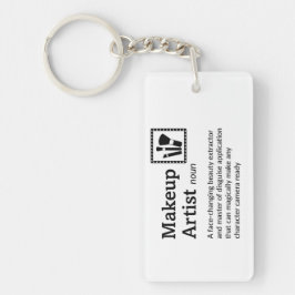 Künstlerdefinition für Makeup - Crew Schlüsselanhänger