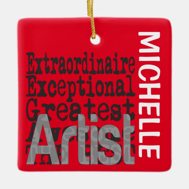 Künstlerextraordinaire CUSTOM Keramikornament (Vorderseite)