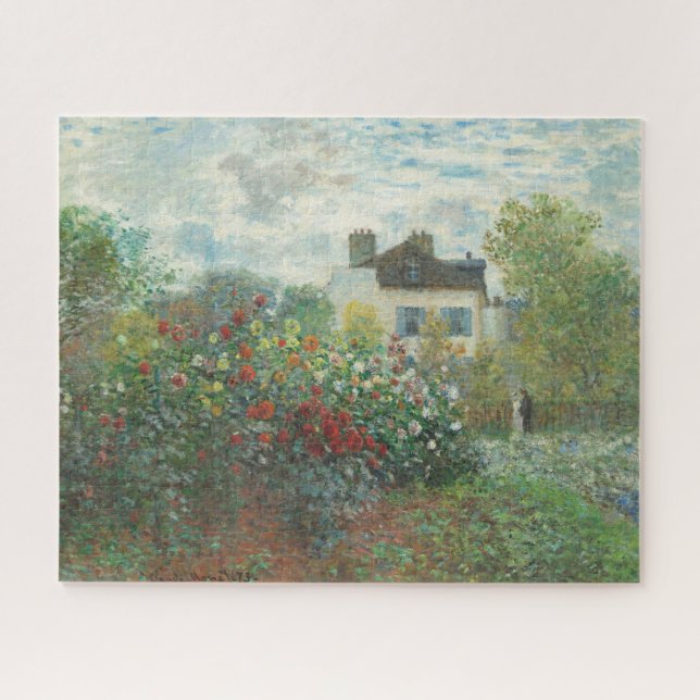 Künstlergarten Renoir Impressionist Malerei Puzzle (Horizontal)