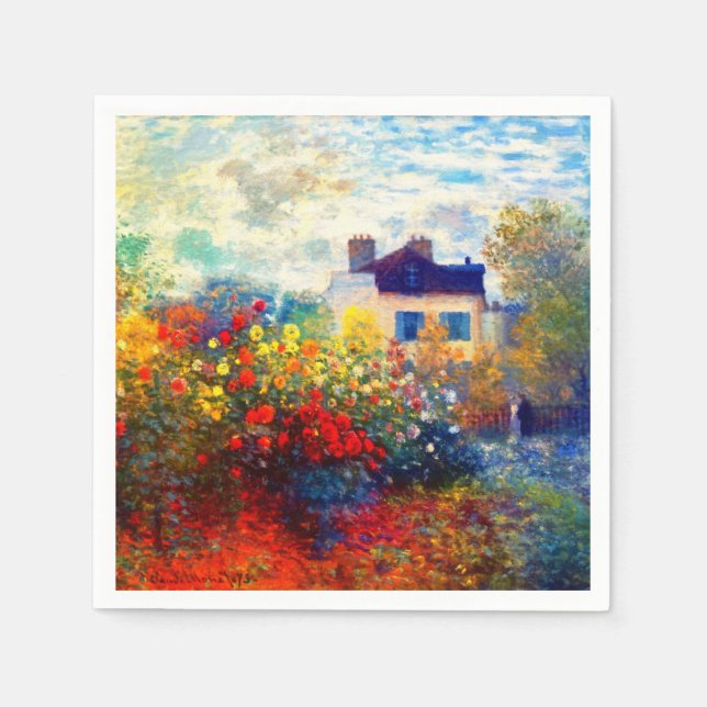 Künstlergarten Serviette (Vorderseite)