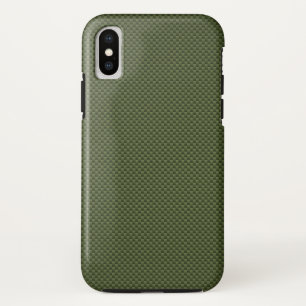 Künstlergrüne Carbon-Faser Case-Mate iPhone Hülle