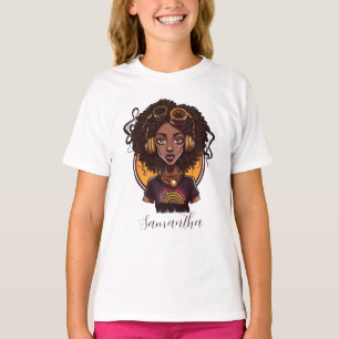 Künstlerin Afro Woman T-Shirt