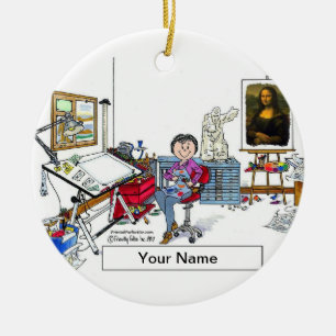 Künstlerin Keramikornament