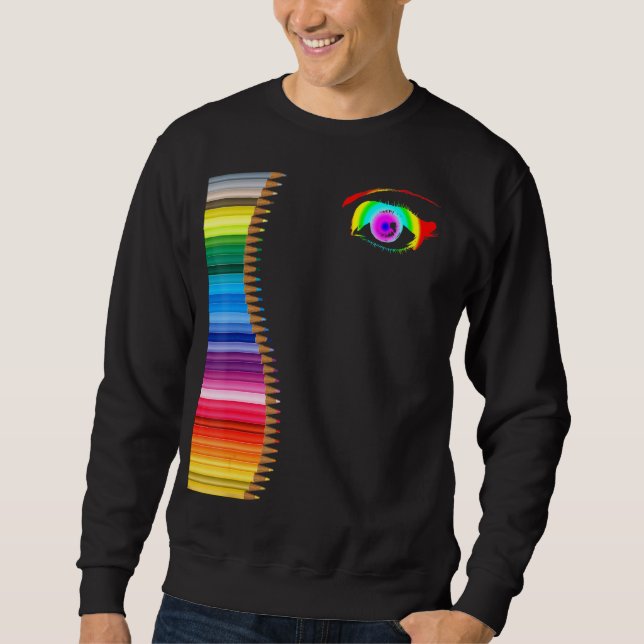 Künstlerin Sweatshirt (Vorderseite)