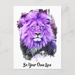 *~* Künstlerisch AP23 Künstlerische Malerei Violet Postkarte
