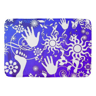 Künstlerisch Badematte