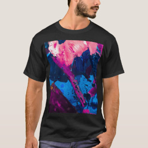 Künstlerisch bemalte Textur, moderne Dekoration. T-Shirt