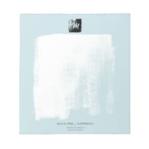 Künstlerisch Blue Formal Monogram Name Unique Eleg