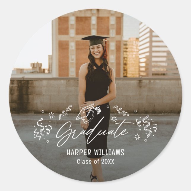 Künstlerisch Doodles Abschluss Stickers Umschlag A (Vorderseite)