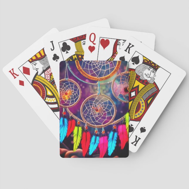 Künstlerisch Dream Catcher Spielkarten (Rückseite)