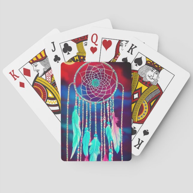 Künstlerisch Dream Catcher Spielkarten (Rückseite)
