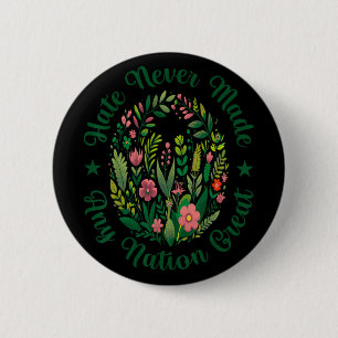 Künstlerisch floraldemokratischer Präsident Libera Button