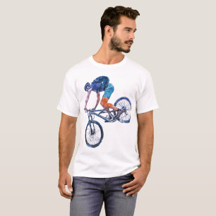 Künstlerisch gestaltetes Grafik-T-Shirt mit Bär au T-Shirt