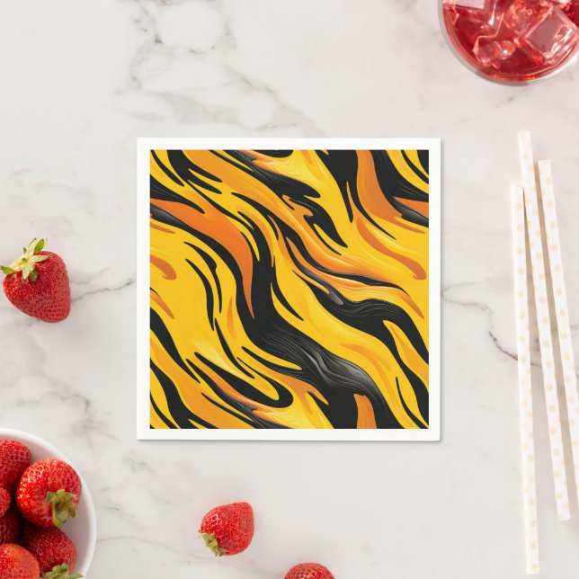 Künstlerisch gestrichen serviette (Beispiel)