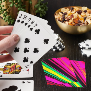 Künstlerisch gestrichen spielkarten